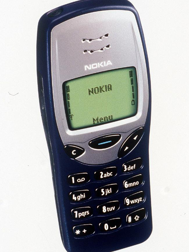 The original Nokia 3210 — which could survive being dropped in a sink.