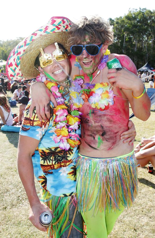 Golden Days Music Festival at the Coolum Sports Complex: Sam Sharp, left, and Benjamin Farbus. Photo: Brett Wortman / Sunshine Coast Daily