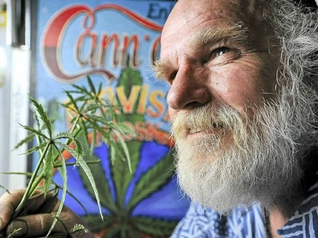 Legalise Cannabis president Michael Balderstone. Picture: Jay Cronan