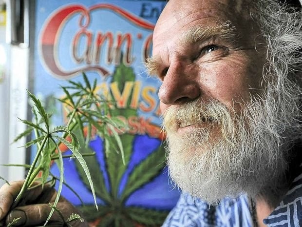 Legalise Cannabis president Michael Balderstone. Picture: Jay Cronan