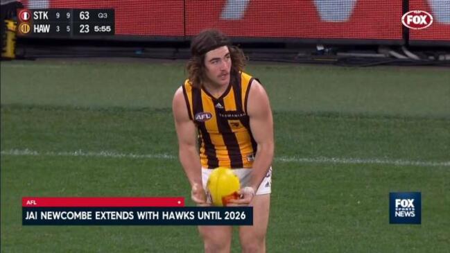 Jai Newcombe extends at Hawthorn till 2026