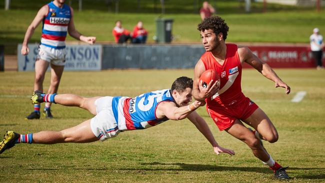 Frank Szekely grabbed his opportunities at North Adelaide. Picture: Matt Loxton