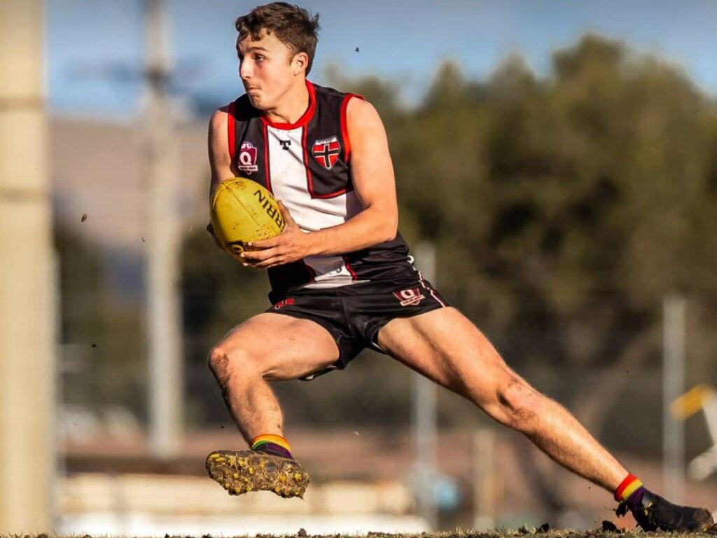 18 year old Jacob started playing AFL as a junior in Broome WA.