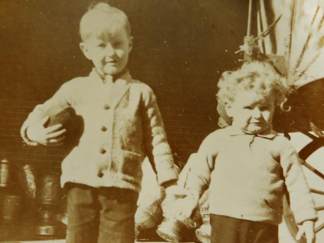 Jack, aged 2, with his brother Robert. Picture: David Caird