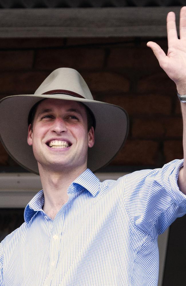 Prince William in the Queensland city of Toowoomba on March 20, 2011. Picture: Dean Saffron/AP