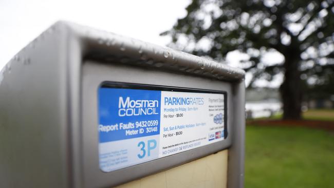 A photo of a parking meter at Balmoral Beach.