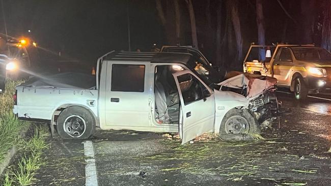 Kynan John Mittl has been denied bail at the ACT Magistrates Court following a police pursuit. Pictured, the crash scene after his arrest in Canberra on october 13 2022. Picture: ACT Policing