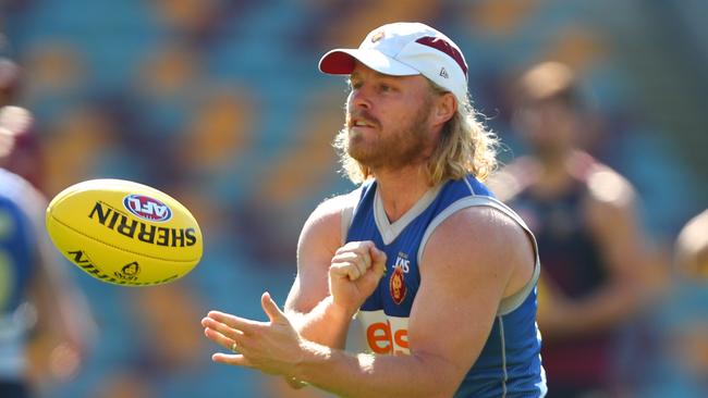 Daniel Rich ahead of Brisbane’s Round 21 clash with the Suns. Picture: Chris Hyde/Getty