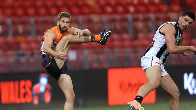 Callan Ward will return to the GWS side alongside debutant Xavier O’Halloran. Picture: Phil Hillyard