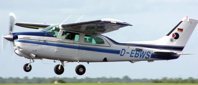 A Cessna 210, a similar model of light plane involved in the fatal Bulman crash.