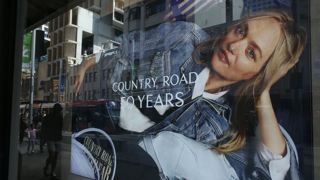 The owners of Country Road have warned Australia is in the grips of a ‘retail recession’. Picture: Britta Campion