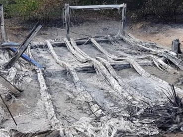 A platform at Blacks Beach has been set alight this week after a string of arson attacks in the community bring into question if Vandalism has become a major issue within the community