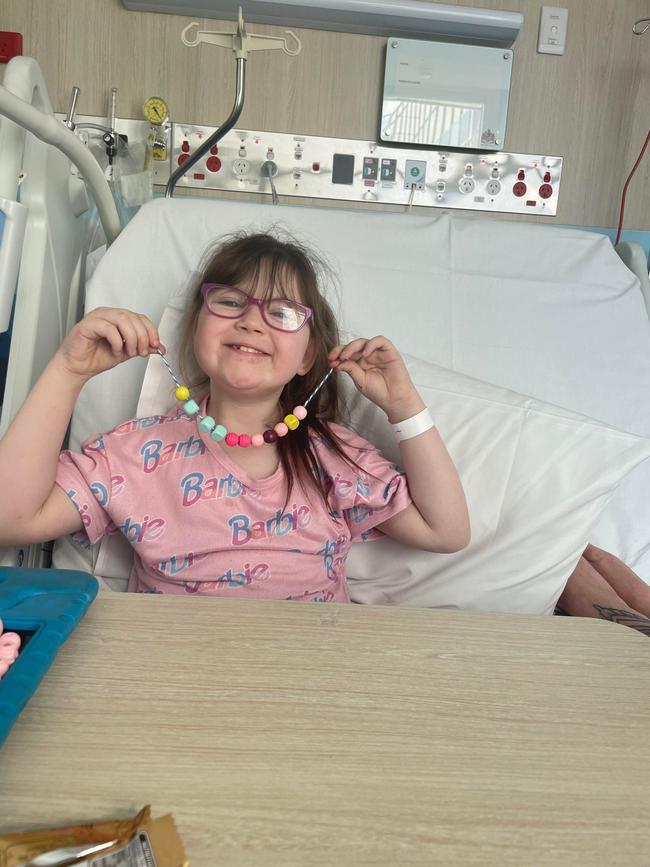8-year-old Macey is now in remission. Picture: Make-A-Wish/Supplied