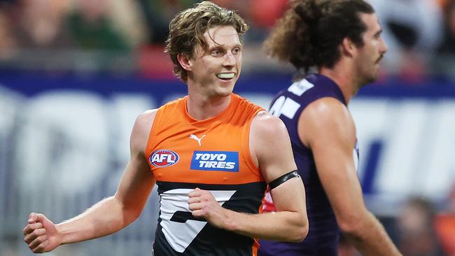 Lachie Whitfield has been banned for one game. Picture: Getty Images