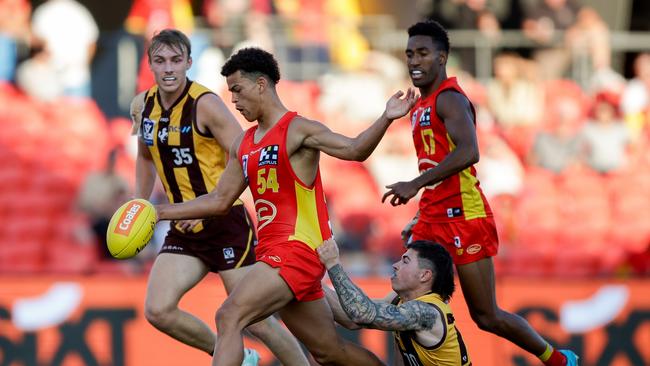 Leonardo Lombard looks a good prospect for the Gold Coast Suns. Picture: Getty Images