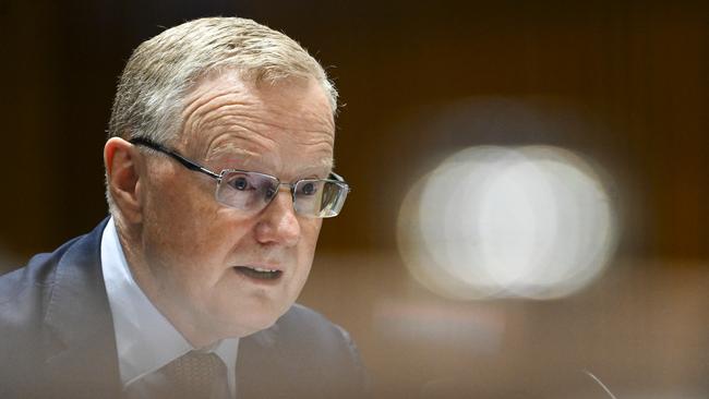 RBA governor Philip Lowe insists we don’t have the wage pressures prevalent in the US and Britain. Picture: AAP