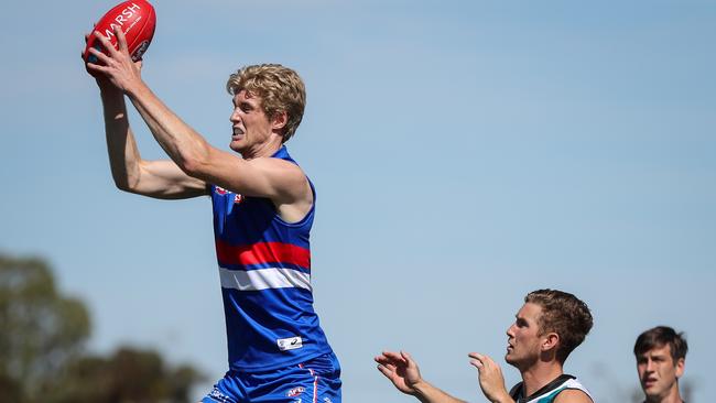 Tim English was terrific for the Bulldogs. Picture: Matt Turner/AFL Photos via Getty Images.