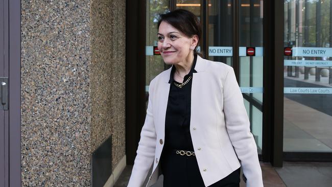 Ayten Saridas outside Federal Court in Sydney. Picture: NCA NewsWire/ Gaye Gerard