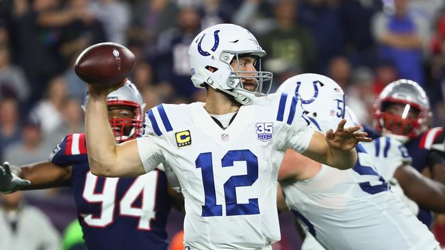 Andrew Luck has been playing well for the Colts. Picture: Getty Images