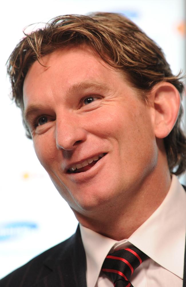 Former Essendon captain James Hird. Picture: (AAP Image/Julian Smith)