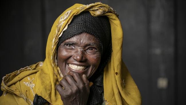 The trachoma surgery and treatment will have a profound impact on Hawiti’s quality of life. Picture: Michael Amendolia/Fred Hollows Foundation