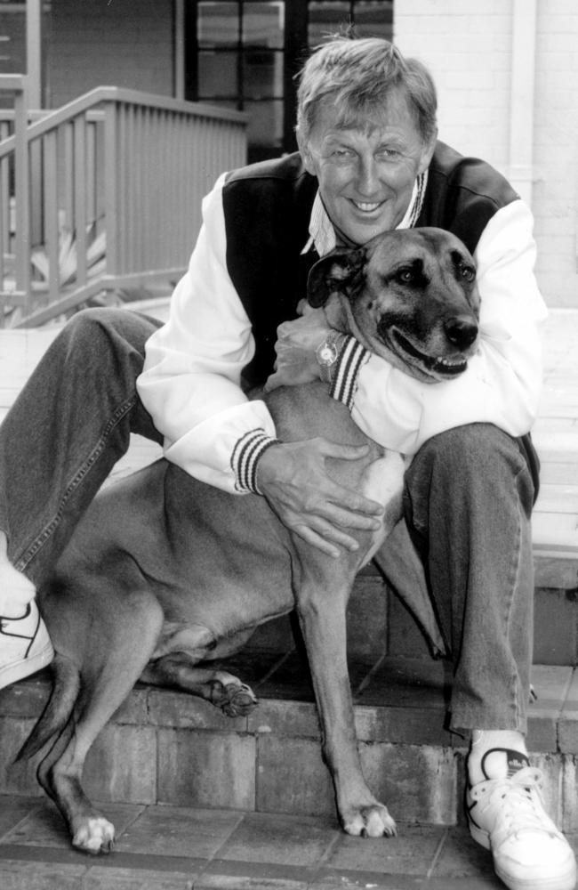 One man and his dog … Singo and Sonna in 1992.