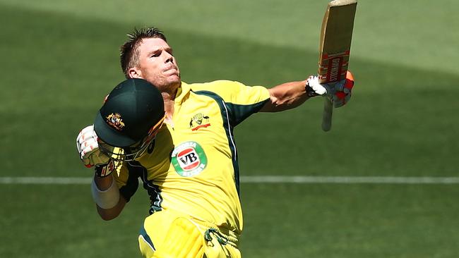 David Warner has been Australia’s best ODI batsman in recent years. Picture: Getty