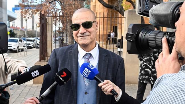 The court heard Mr Farah’s supporters offered a combined $40,000 to the court – but it was not enough to persuade that he should be removed from electronic monitoring. Picture: NewsWire / Brenton Edwards