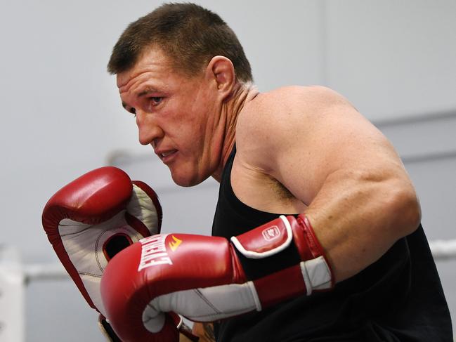 Former NRL star Paul Gallen could become a world ranked boxer. Picture: NCA NewsWire/Dan Peled