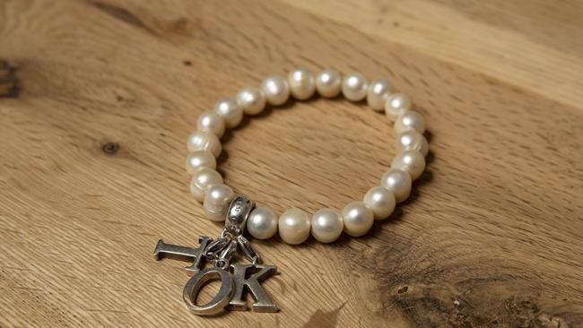 The pearl bracelet.