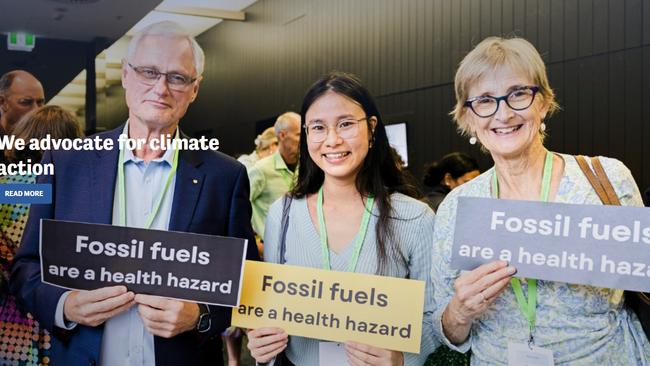 From the Doctors for the Environment Australia web page, which encourages people to email their local MP and demand: ‘To protect the health of the Australian people I call on you as my elected representative to ban all new coal, oil and gas projects.’