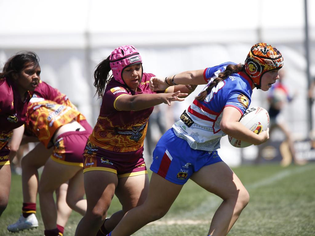 Koori Knockout - Day 4 Girls 15s GF Newcastle Yowies v Central West Maliyan Monday, 7 October 2024 Hereford St, Bathurst NSW 2795, Australia, Picture Warren Gannon Photography