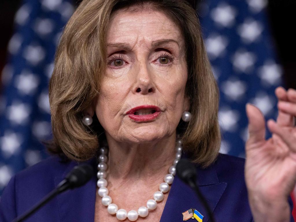 US Speaker of the House Nancy Pelosi, Democrat of California, holds her weekly press conference on Capitol Hill in Washington, DC, July 29, 2022. Picture: Saul Loeb / AFP.