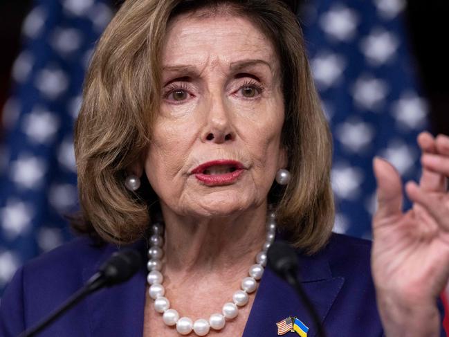 US Speaker of the House Nancy Pelosi, Democrat of California, holds her weekly press conference on Capitol Hill in Washington, DC, July 29, 2022. Picture: Saul Loeb / AFP.