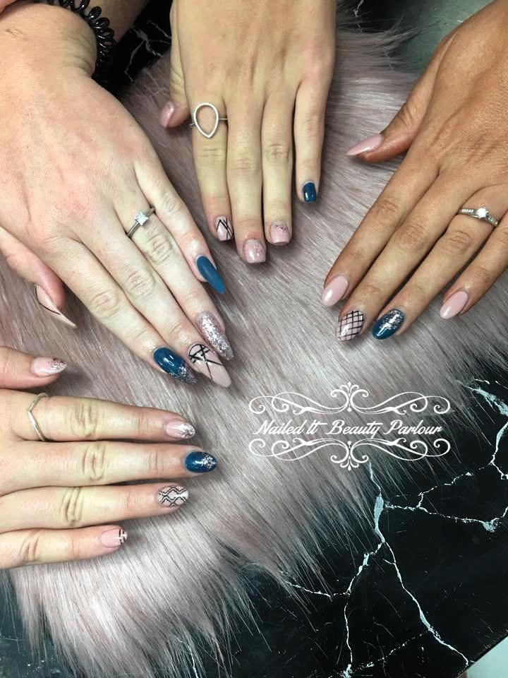 Photos of Brodie's work at Nailed It Beauty Parlour. Picture: Contributed