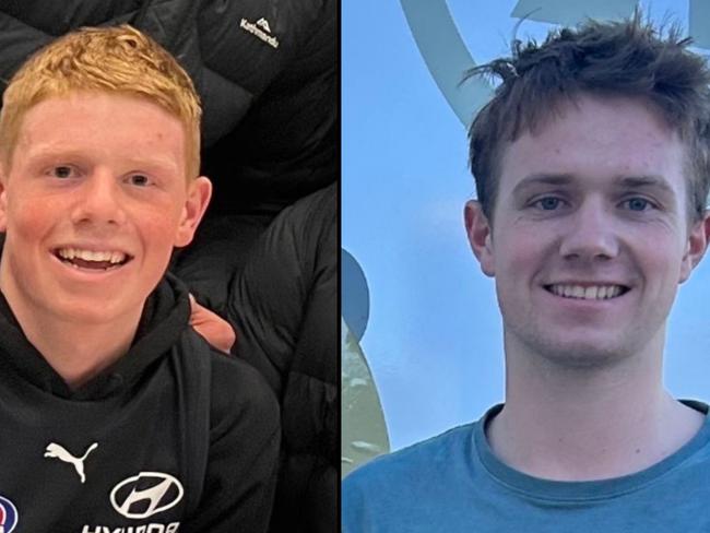 Luke and Benny Smith were killed in a horror plane crash alongside their cousin Dustin Daly. The trio were on the way to their grandma's house to help her put up Christmas decorations. Picture: Supplied.