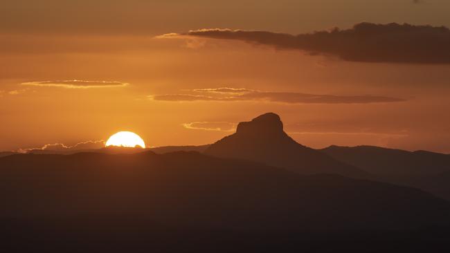 Mt Warning, also known as Wollumbin, sits near Murwillumbah in northern NSW