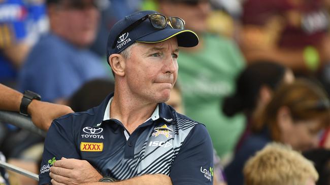 Cowboys coach Paul Green looks on during the Mackay trial. Picture: Getty Images