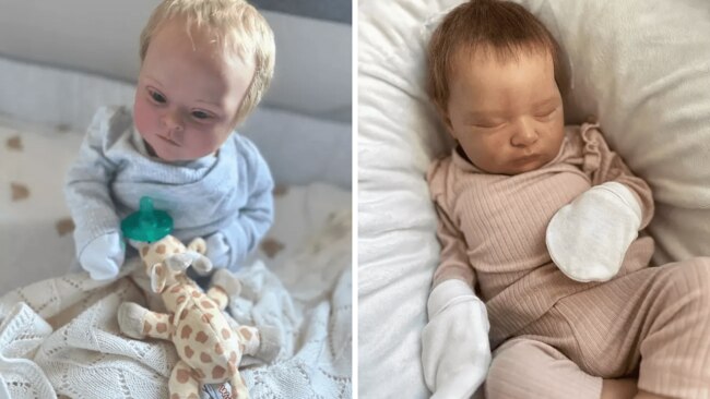 The British woman bought two reborn dolls after traditional forms of therapy failed to "fill the hole" she was feeling. Source: Tyla