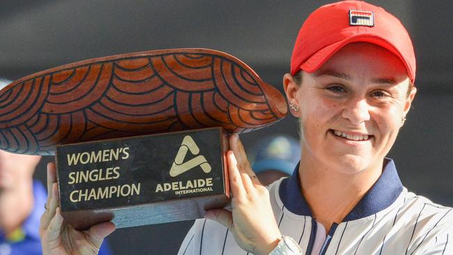 Ashleigh Barty picked up a timely boost ahead of her Australian Open campaign.