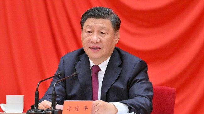 Dr Adrian Zenz alleges Chinese President Xin Jinping "personally authorised" for the camps to be expanded. Picture: Getty Images