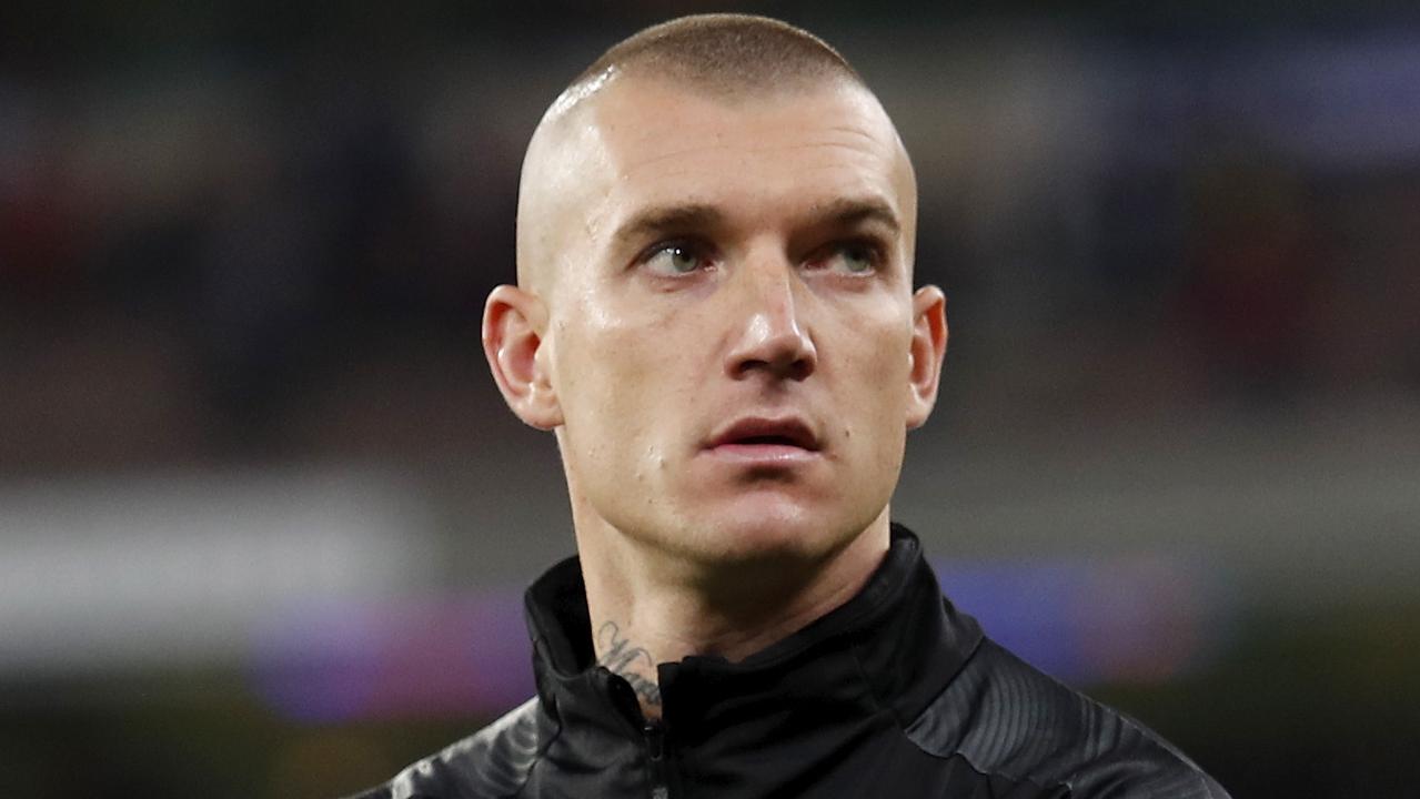 Dustin Martin is reportedly grieving the loss of his dad. (Photo by Dylan Burns/AFL Photos via Getty Images)