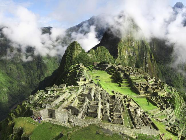 ESCAPE: PERU .. Kylie Lang story .. Panorama of Machu Picchu, Peru. Picture: iStock