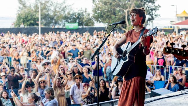 Missy Higgins performing at Summer Salt music festival at Coolangatta. Picture: Luke Marsden.