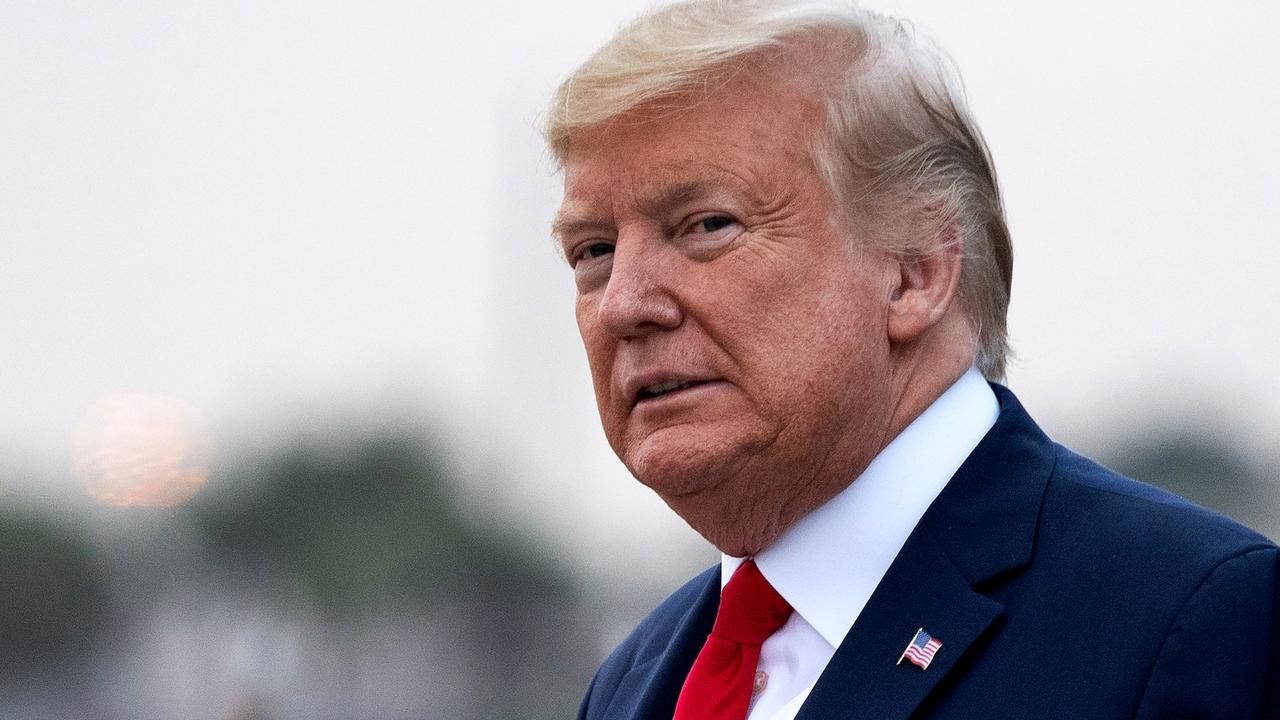 US President Donald Trump, currently subject of an impeachment trial in the US Senate, ended an agreement with Iran aimed at preventing them developing nuclear weapons in 2018. Picture: Saul Loeb/AFP