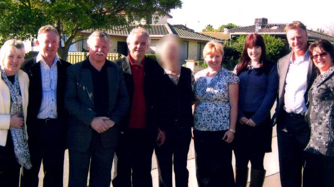 David Lawrence, third from left, with his family. Picture: Supplied by the Lawrence family