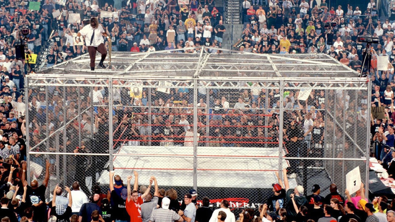 Mankind vs. The Undertaker - Hell in a Cell Match: King of the Ring 1998. Picture: WWE