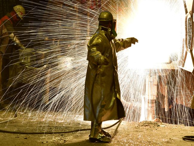 Labor’s changes to make big polluters contribute to climate targets risk a decrease in steel exports of up to 10 per cent over the next five years. Picture: Getty Images