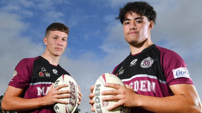 Saxon Innes and Kylem Vunipola at Marsden SHS.