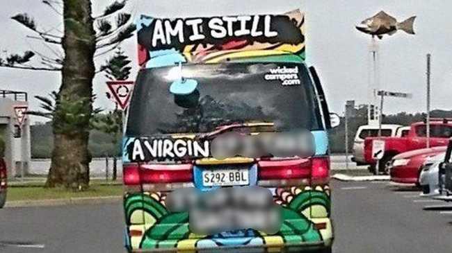 Northern Rivers locals are outraged that the offensive tags on wicked campers are still legal in NSW. Beth Hansen